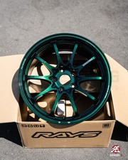Volk Ce28n Plus 18x9.5 38 5x114.3 Racing Green Civic Subaru Wrx Sti Tsx Volk Ce28n Plus 18x9.5 38 5x114.3 Racing Green Civic Subaru Wrx Sti Tsx