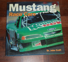 Mustang Race Cars Hardcover Book John Craft Ford Roush Drag Foxbody Road Racing