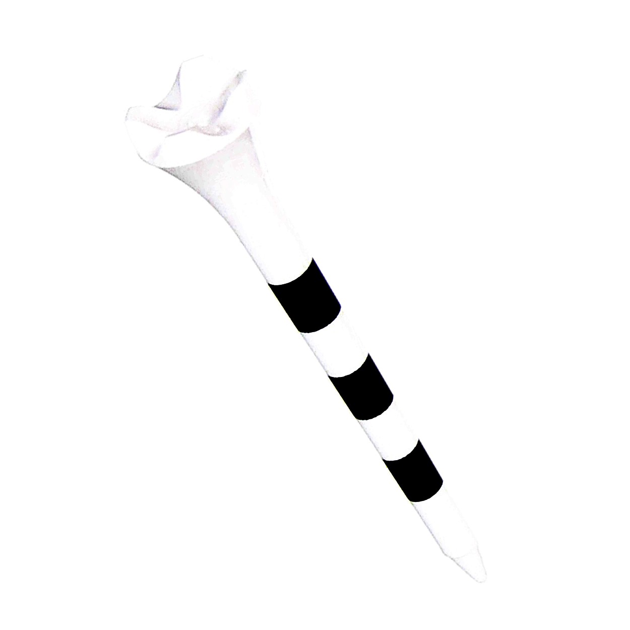 New Pride Evolution 2 3/4" Plastic Golf Tees (100 count) White/Black