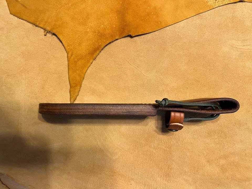 CUSTOM PUMA WHITE HUNTER 6377 HEAVY LEATHER KNIFE SHEATH CASE WESTERN *NO KNIFE* - Image 3 of 4