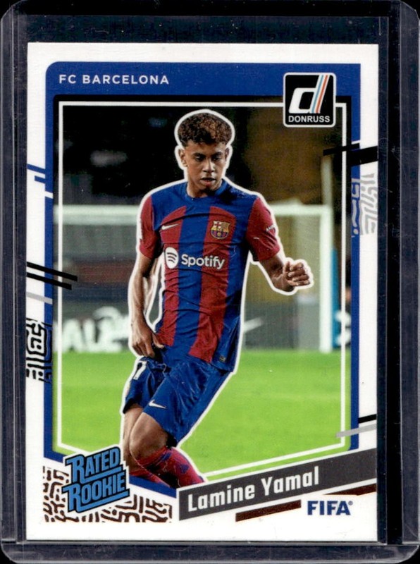 2023-24 Panini Donruss Lamine Yamal Rated Rookie #177 Barcelona