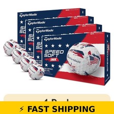 TaylorMade SpeedSoft Ink 12pk Golf Balls - USA
