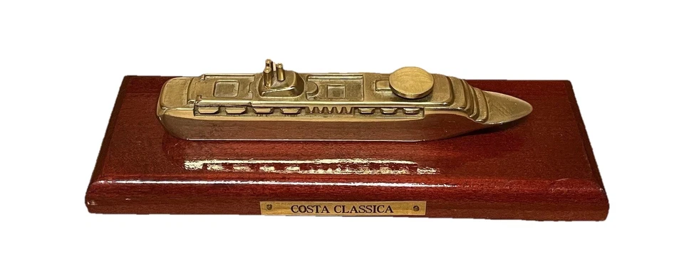 COSTA CLASSICA - MEGA Kreuzfahrtschiff - Schiffsmodell - Modell - RARITÄT - GOLD
