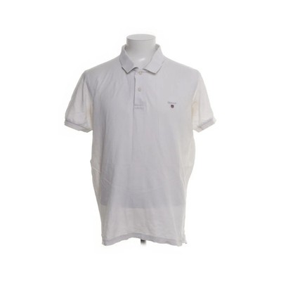GANT, Poloshirt, Größe: L, Weiß, Baumwolle, Einfarbig, Herren #Ntx