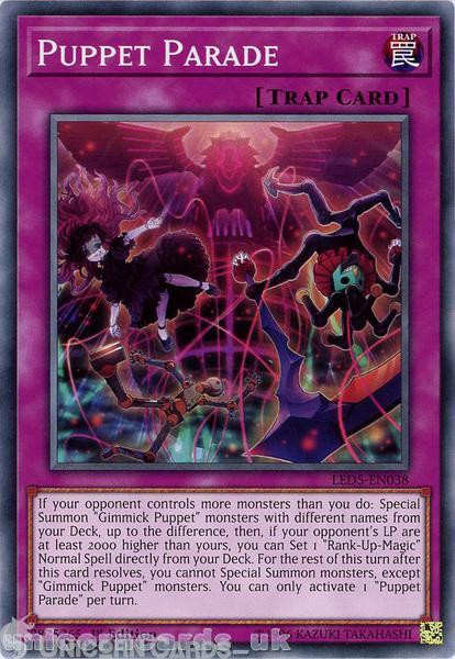 LED5-EN038 Puppet Parade :: Common 1st Edition Mint YuGiOh Card