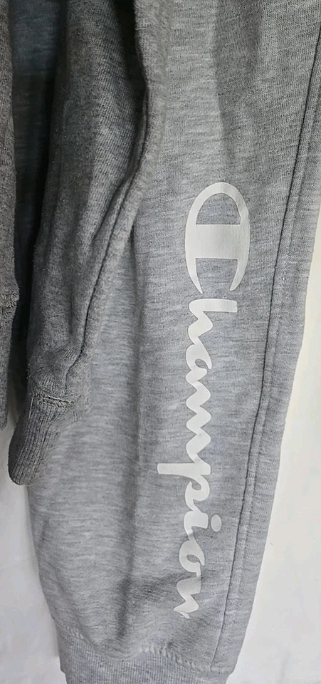 LOT OF 3 BOY'S GRAY CHAMPION HOODIE SHIRT PANTS UNDER ARMOUR COLDGEAR JACKET XL - Image 3 of 4