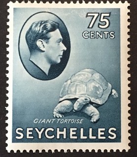 Seychelles King George VI 1938 Mint 75c Stamp MLH