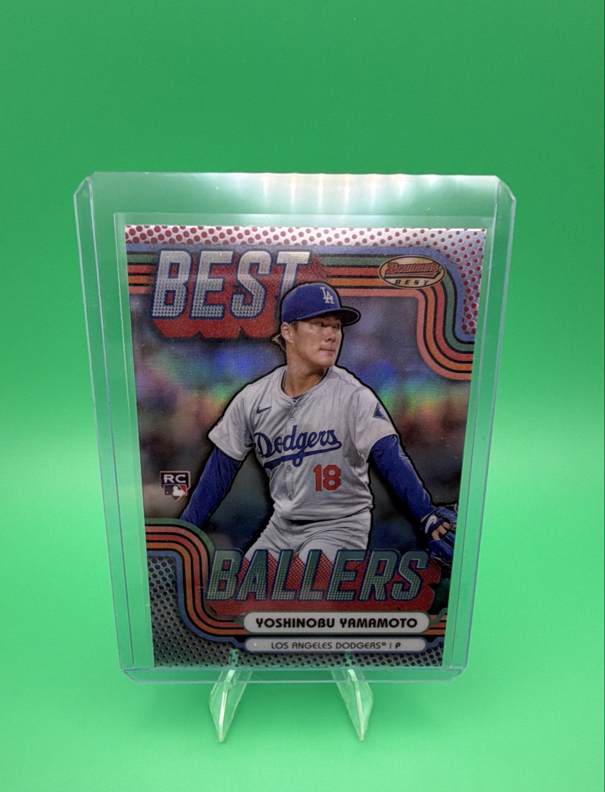 2024 Bowman's Best - Yoshinobu Yamamoto #34 Refractor (RC)
