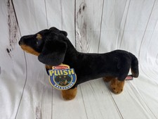 NWT Melissa Doug Realistic Dachshund Wiener Weenie Plush Dog 16"