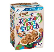 Cinnamon Toast Crunch Cereal, 49.5 Oz. Free Shipping