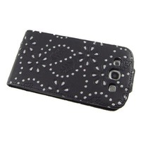 Business Case Samsung Galaxy S3 GT-I9300 GT-I9305 Strass Schwarz