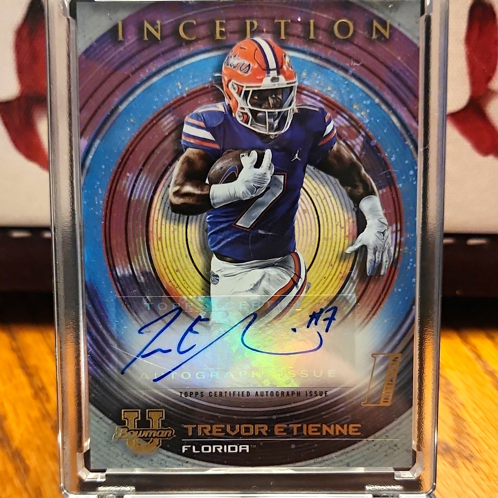 Topps 2022-23 Bowman Inception University Trevor Etienne RC Auto Florida BIA-TE