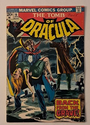 Tomb of Dracula #16 (1st app of Doctor Sun!) 1974