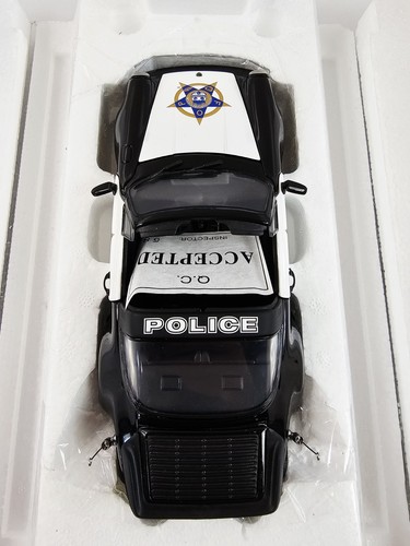 Franklin Mint Porsche 911 FOP Police Car 1:24 Scale Diecast Car Limited Ed New - Picture 7 of 18