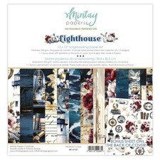 LIGHTHOUSE 12x12 Paper Set Mintay Papers Scrapbook BONUS Motifs