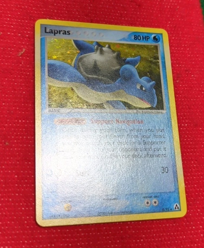 Near Mint Lapras 2006 EX Legend Maker 8/92 Holo Pokemon Card