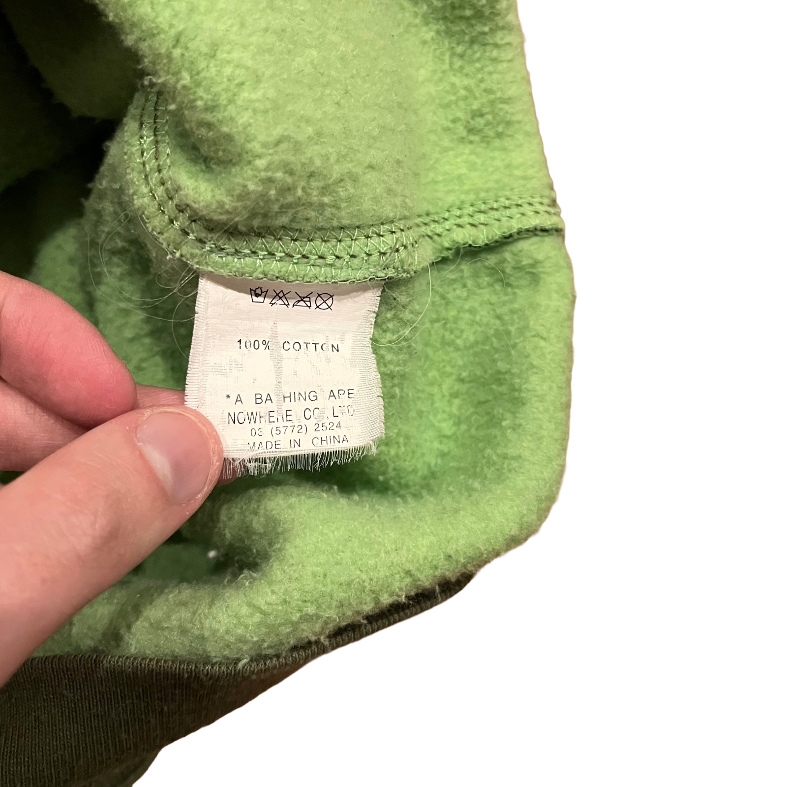 Swarovski BAPE Full Zip Hoodie Green Size XXXL Pharrell Camo Used READ! thumbnail 8