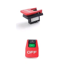 Safety Power Switches With Stop Sign Paddle Electromagnetic Button Switches