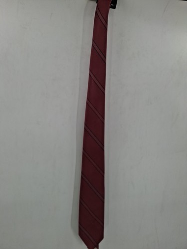 Vintage Christian Dior Men's Striped Polyester/Silk Neck Tie Made In USA - Picture 1 of 4