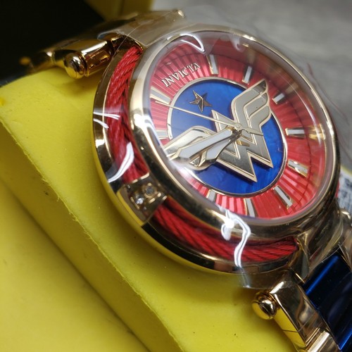*SIEHE VIDEO* Invicta 34954 DC Wonder Woman Limited Ed. 40mm #1831/4000 Uhr - Bild 4 von 22