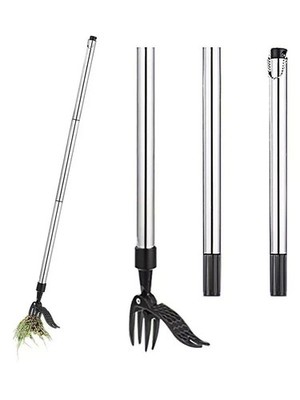 Weeder Puller Stand Up Weed Tool Handle Claw Garden Outdoor Root Remover Killer