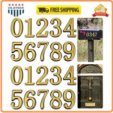 20 Pcs 2 Inch Mailbox Numbers Self Adhesive 3D Address Stickers for House Home