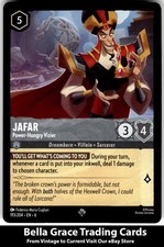 Jafar Power Hungry Vizier #193/204 Azurite Sea Disney lorcana Super Rare