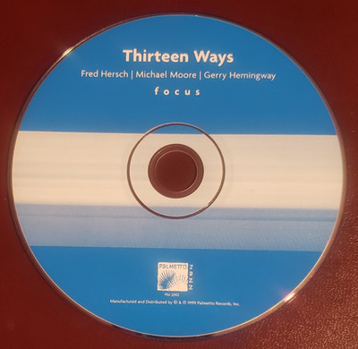 ONE USED CD & ARTWORK ONLY  -Thirteen Ways - Focus CD    ***33% OFF 2 or MORE