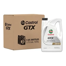 Castrol Gtx Motor Oil 5 Quart Pack Of 3 Advanced Engine Protection Viscosity ...
