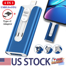 USB3.0 Flash Drive Disk 512G 2T 1T 64G Storage Memory Stick For iPhone iPad PC