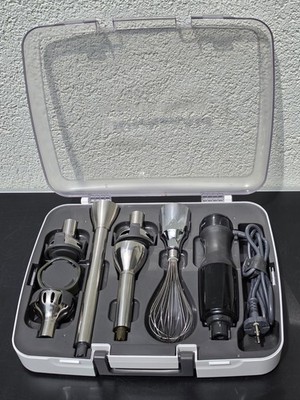 KitchenAid Stabmixer Set mit Koffer + Zubehör 5KHB2571EOB0 schwarz / edelstahl