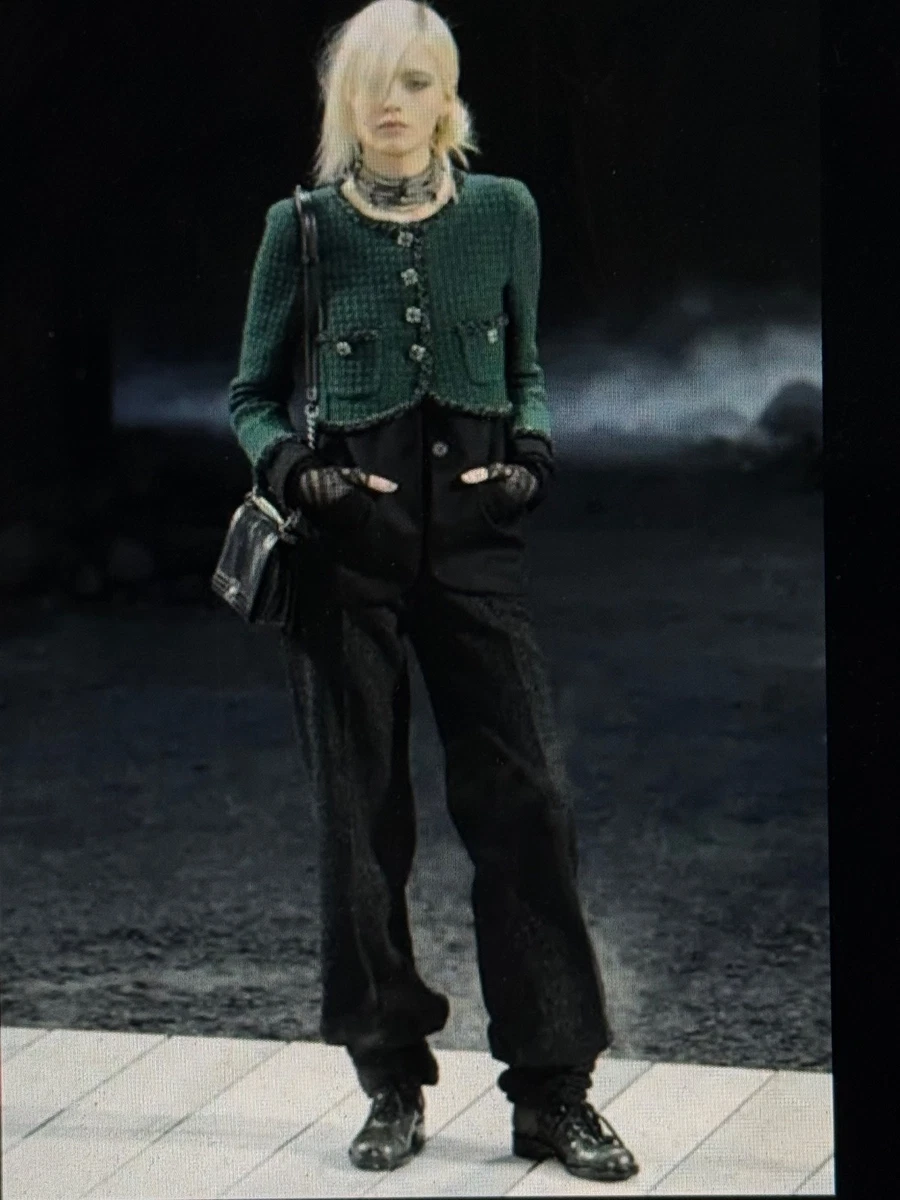 CHANEL Green Coats, Jackets & Vests for Women for sale - eBay