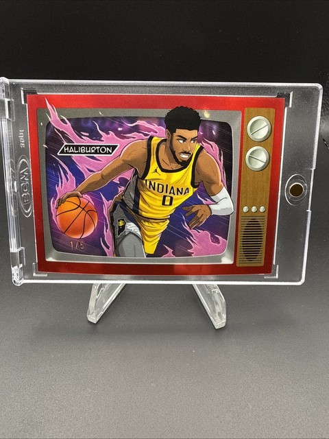 2025-26 Bowman Chrome Tyrese Haliburton 🔥 RED Anime #1/5 🔥 SSP Case Hit