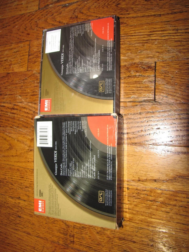 VERDI - DON CARLO - CARLO MARIA GIULINI - EMI CLASSICS 3 CDS W/ BOOKLET - Image 2 of 4