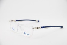 CHAMPION SNACK C03 CLEAR SILVER BLUE AUTHENTIC FRAMES EYEGLASSES 49-16