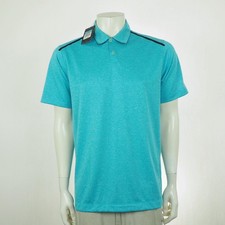 New Nike Golf Tour Performance Polo Shirt Mens Medium Blue Dri-Fit Lightweight