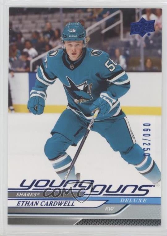 2024-25 Upper Deck Series 2 Young Guns Deluxe /250 Ethan Cardwell #459 Rookie RC