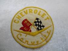 5" Inch Original Embroidered Canvas Chevrolet Corvette Racing Patch