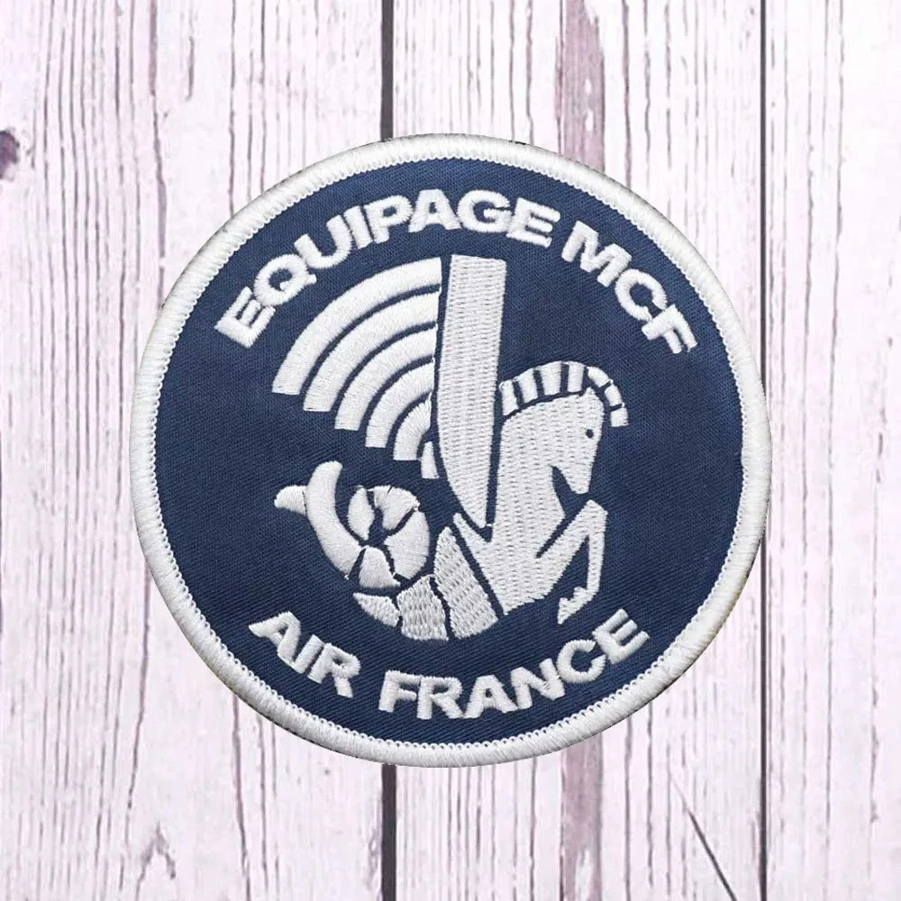Patch Insignie Tissu Vintage Aviation Française, Search And Rescue, Ancien