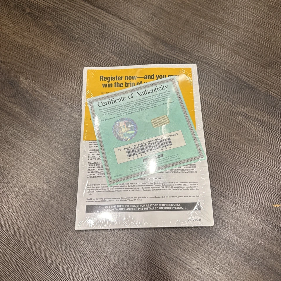Windows para grupos de trabajo y sistema operativo MS Dos disco de preinstalación sellado Foto 2 de 2