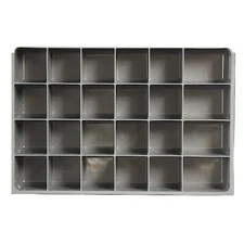 Durham Mfg 124-95-24-Ind Compartment Drawer Insert With 24 Compartments,