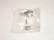 WORKMAN 40-7601A MINI UHF MALE CRIMP TYPE CONNECTOR GOLD PIN FOR RG-58