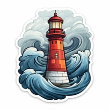 Huge XXXL Car Decal Sticker Lighthouse Decal