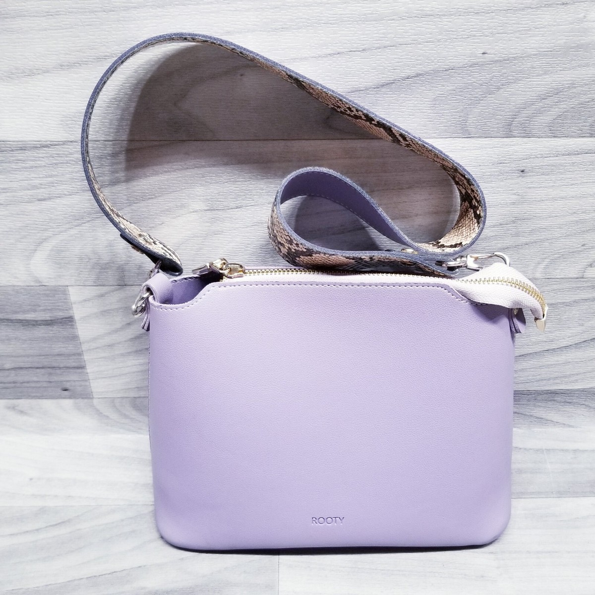 ROOTY KOREA POLY PURSE HANDBAG Reversible Strap Korean K-Pop