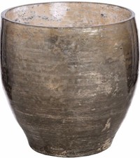 Image of Silver Gold Mercury Glass Tea Light Candle Holder
