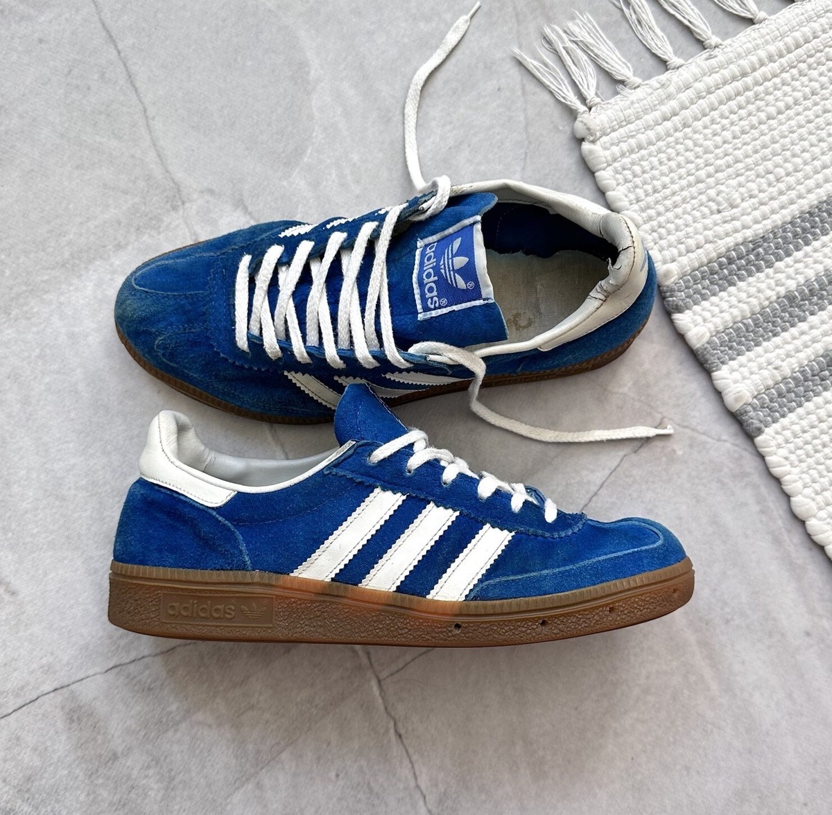 RARE 1980s Adidas Handball Spezial Made in Czechoslovakia City