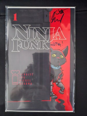 Ninja Funk #1 1:10 Tony Fleecs Stray Dogs Homage Variant Signed by all creators