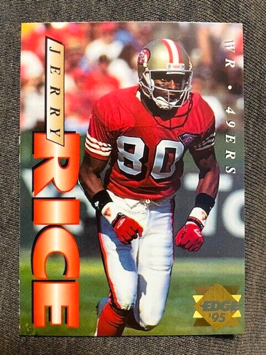 1995 Collector's Edge #177 Jerry Rice Gold Logo Parallel Card | eBay