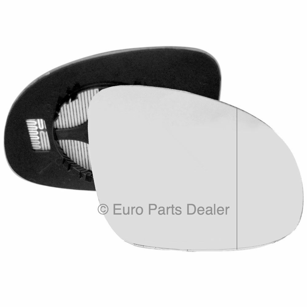 Driver side Clip Heated Convex wing mirror glass for Skoda Yeti 09-17