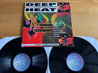 Deep Heat 2xLP 1989 NM/EX Vinyl Todd Terry Sugar Bear Adeva Joe Smooth Baby Ford